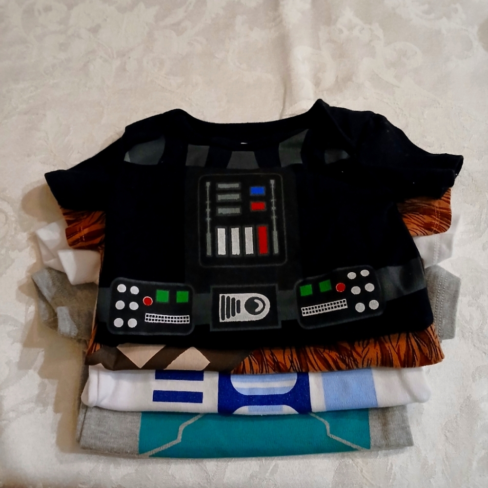 Star Wars Kids Bodysuits - Black, Brown, Blue, Gray